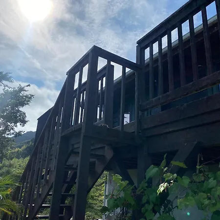 Log Kama Ka-Ma 海を眺めるログハウスで薪サウナにbbqの一棟貸し Awaji Exterior foto